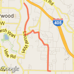 FEMA 10K route route map