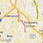 FEMA North Route route map