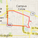 Run Route Alpha route map