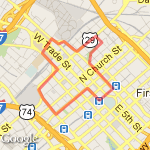 Uptown 2.89 route map