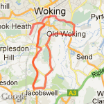 Main Route Minus St Johns route map