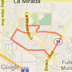 rosecrans to beach route map