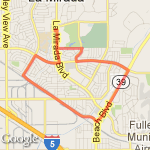 rosecrans beach stage route map