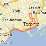 Saturday Long Run  route map