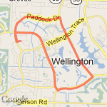 8 mile loop route map