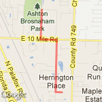 pensacola 5k route map