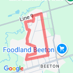 short loop route map