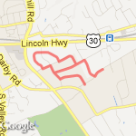 home 5 k route route map