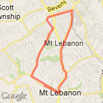 Lebo Loop 6 route map