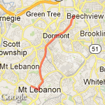 Galleria 10 route map