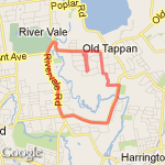 5.0 mile through River Vale route map