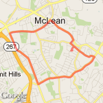 Home 6.4 mile route map