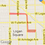 Palmer 2 Loop  route map