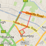 Drumcondra route map