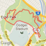 Dodgers Stadium route map