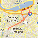 4.6 Back Bay loop route map