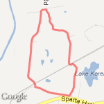 Three Mile Loop/ Farmer's 5K route map