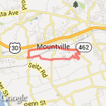 Amsterdam 462 Locust route map