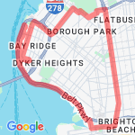 19 mi route map