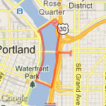 lunch walk route map