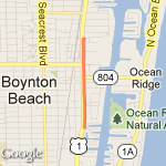 Home-Greenbriar-Ocean route map