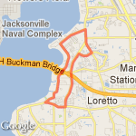 10 miles Scott mill rd route map