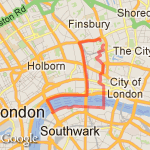 Barts-Waterloo bridge-Barts route map