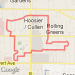 Ultimate Fit 4 Miles route map