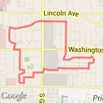 Ultimate Fit 4 Miles route map
