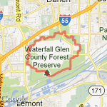 Reverse Winter '12-'13 WF Glen Route route map