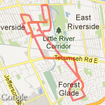 half marathon route map