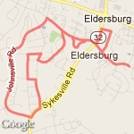 johnsville 5 mi route map