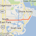 Shore Acres route map