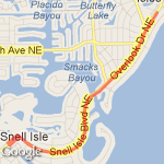 snell Isle route map