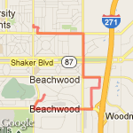 2013 run # 1 route map