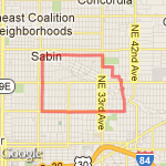 4.13 running route  route map