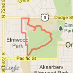 short elm+neighborhood route map