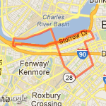 BB 10k loop route map
