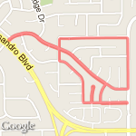 Mission Grove 5k route map