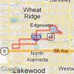 Sloans Lake 10.46 route map