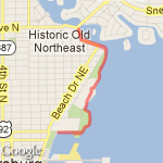bayshore 3 miles route map