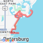 10 Mi Pier+Golf+Brightwaters route map