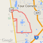 Happy trails route map