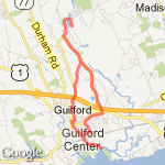 Guilford Town Dock route map