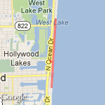 Hollywood Boardwalk route map