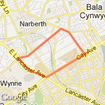 SJU Morning Route route map