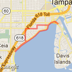 BAYSHORE 5 MILER route map