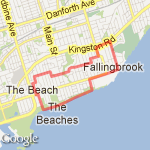 Medium Run 2 route map