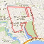 14km high park route map