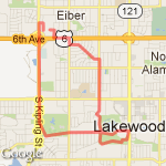 Addenbrooke Belmar 6.7 route map